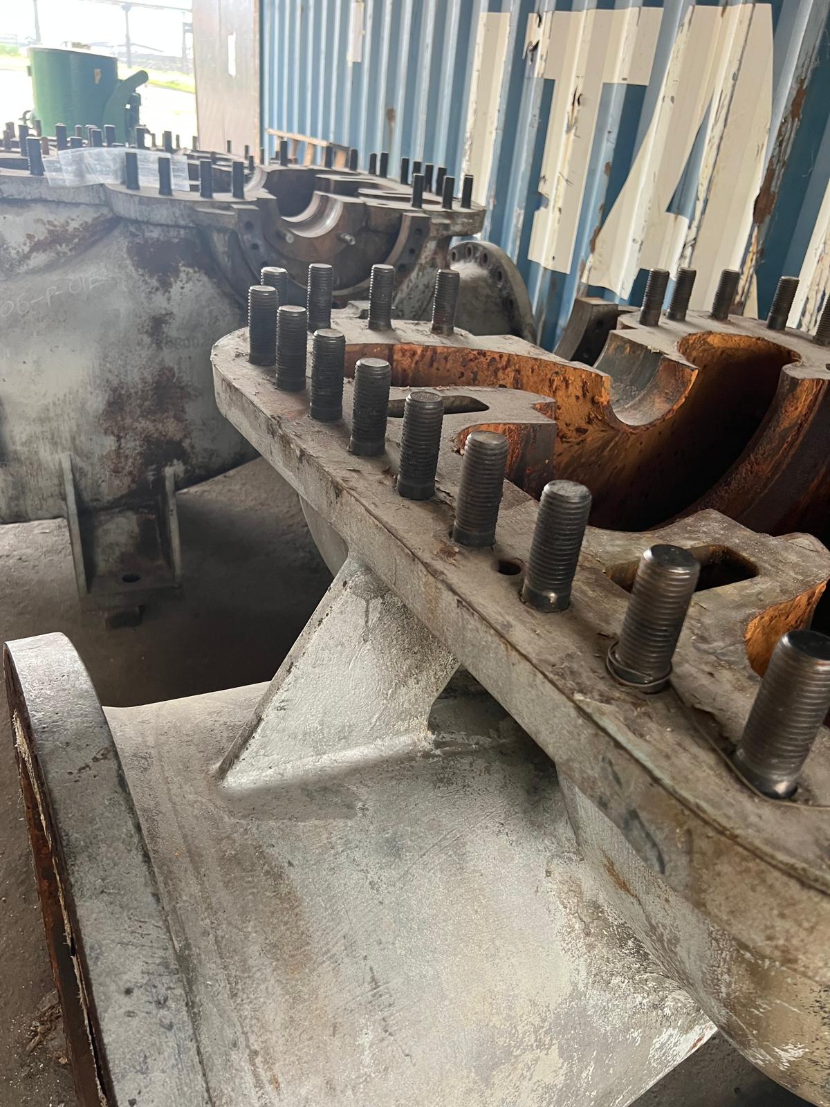 Pump casing close-up